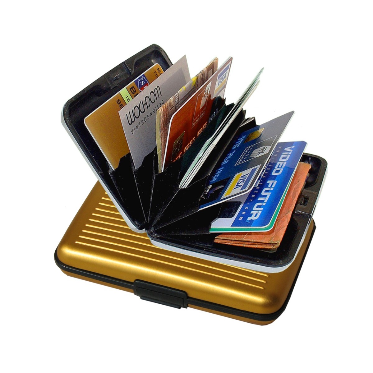 OGON Aluminum Wallet - Gold
